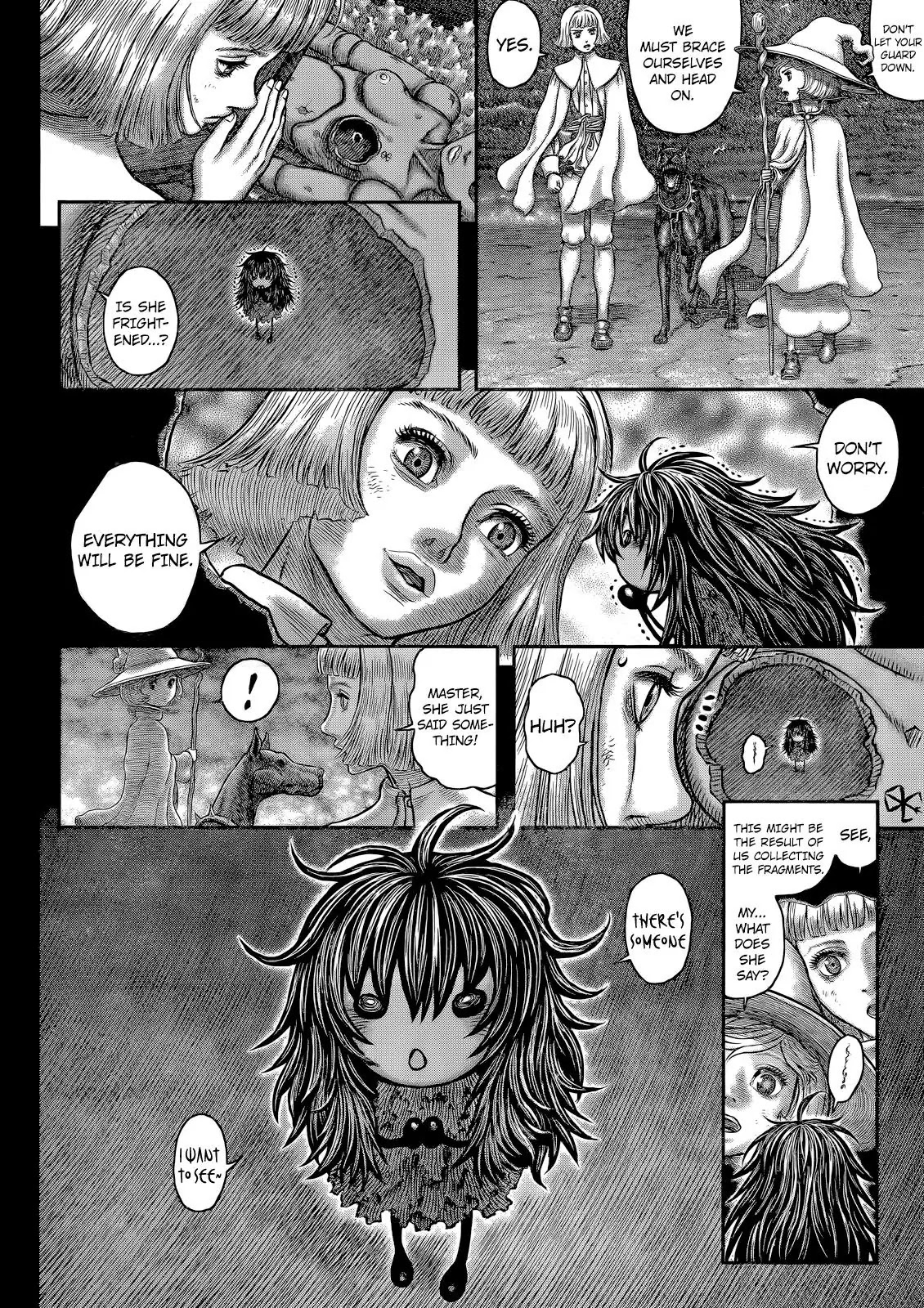 Berserk manga, chapter 350, page 17 of 18