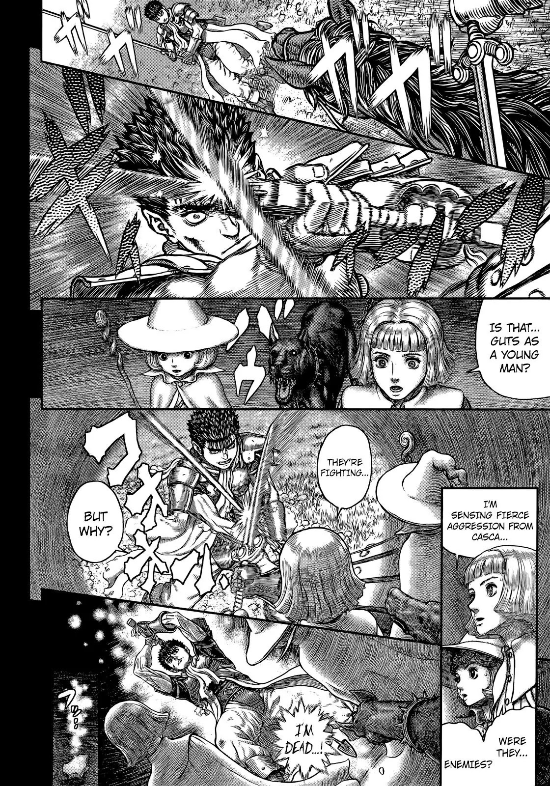 Berserk manga, chapter 350, page 3 of 18