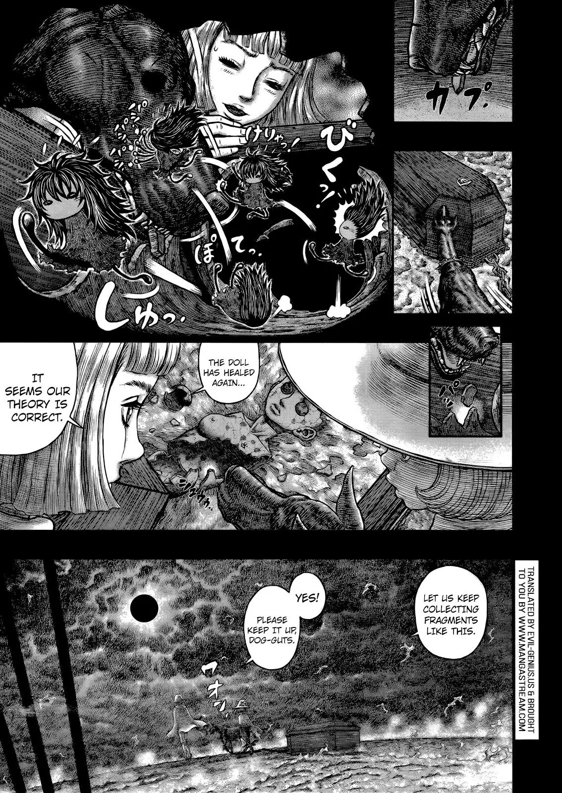 Berserk manga, chapter 350, page 4 of 18