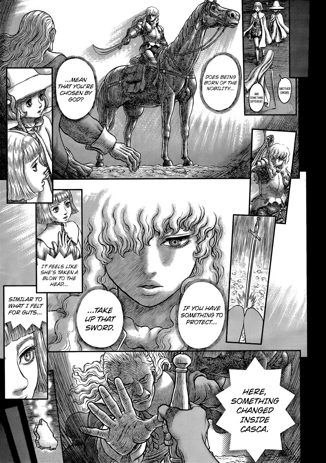 Berserk manga, chapter 350, page 6 of 18