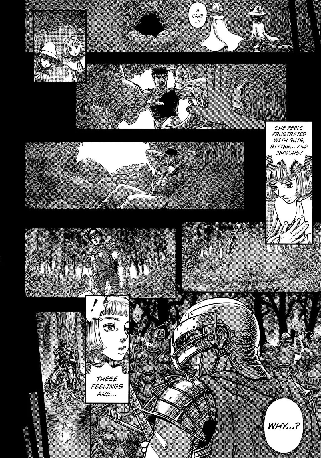 Berserk manga, chapter 350, page 9 of 18