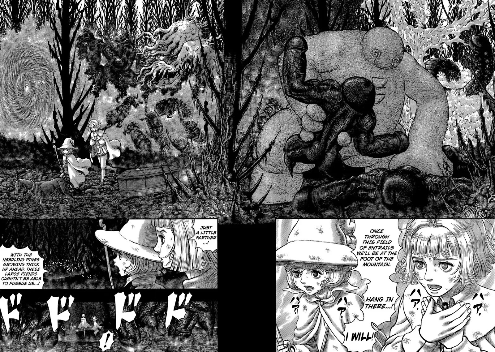 Berserk manga, chapter 351, page 13 of 19