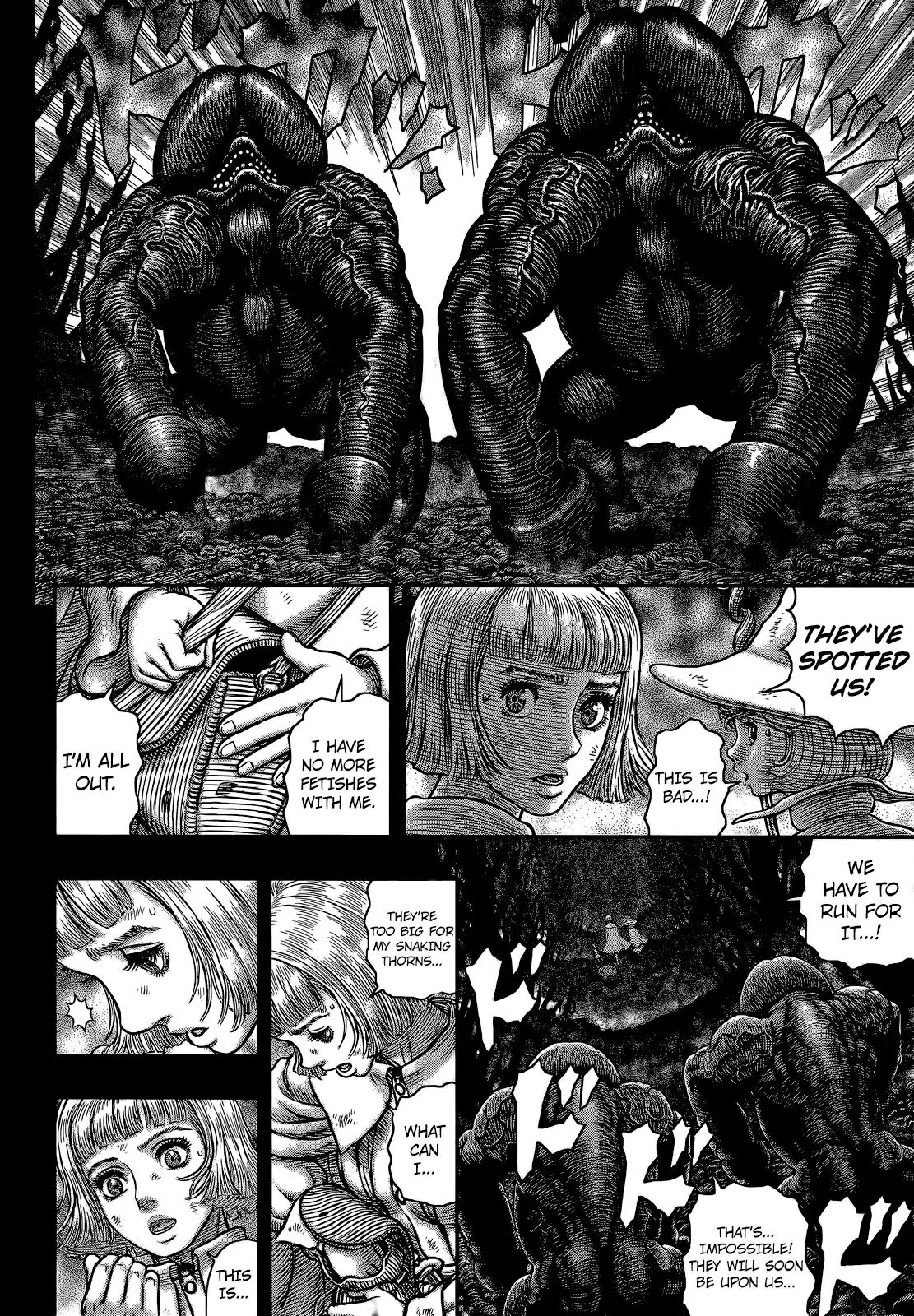 Berserk manga, chapter 351, page 14 of 19