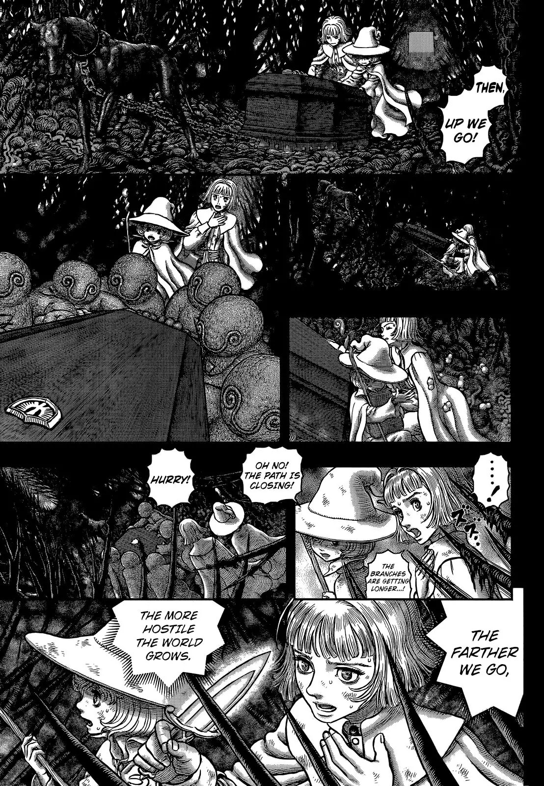 Berserk manga, chapter 351, page 17 of 19