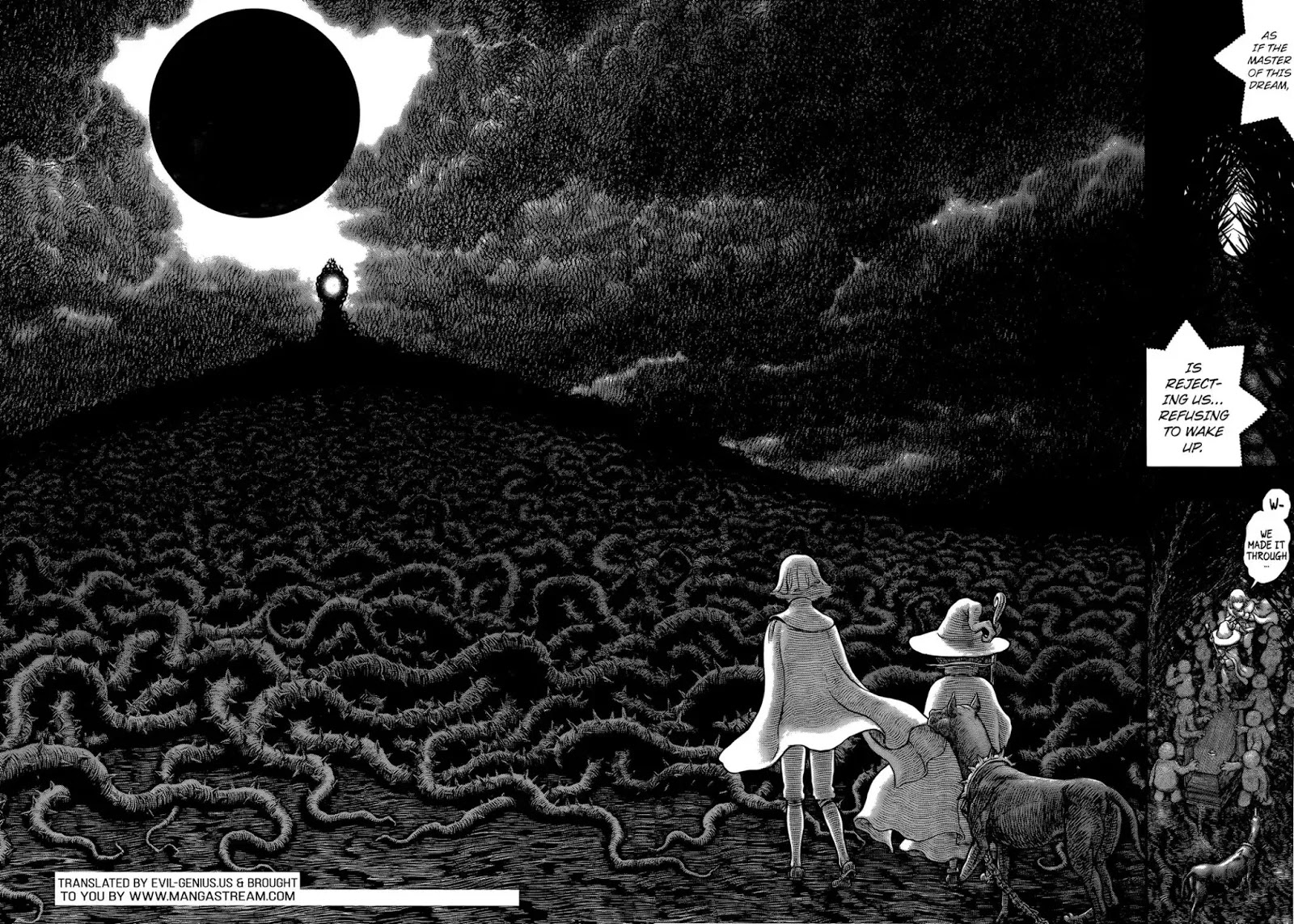 Berserk manga, chapter 351, page 18 of 19
