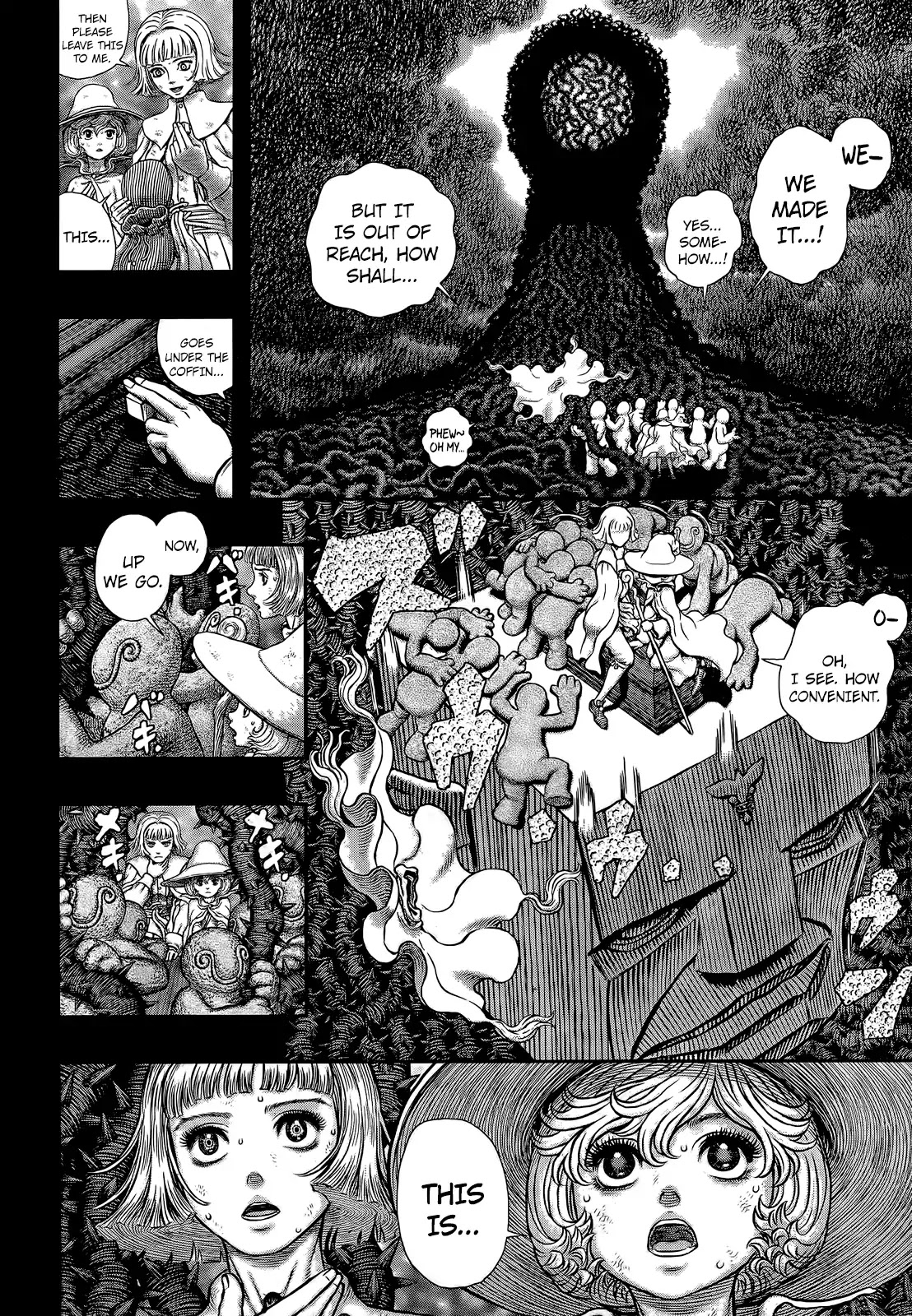 Berserk manga, chapter 353, page 16 of 17
