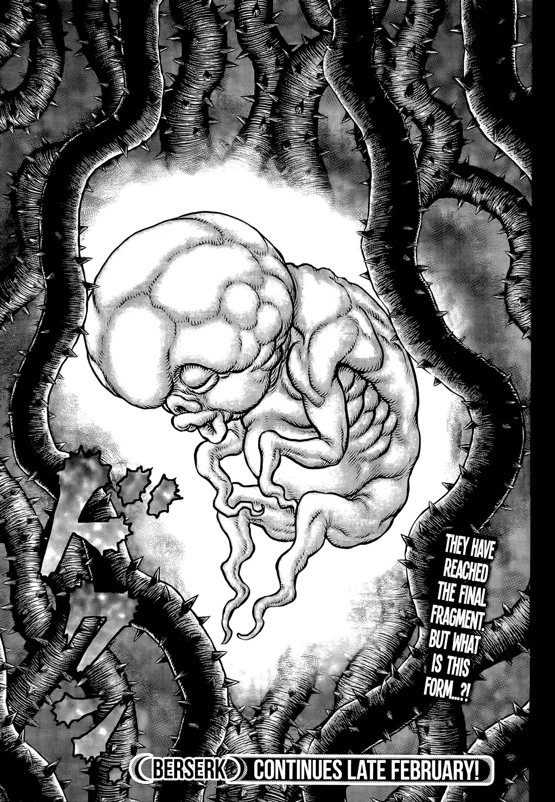 Berserk manga, chapter 353, page 17 of 17