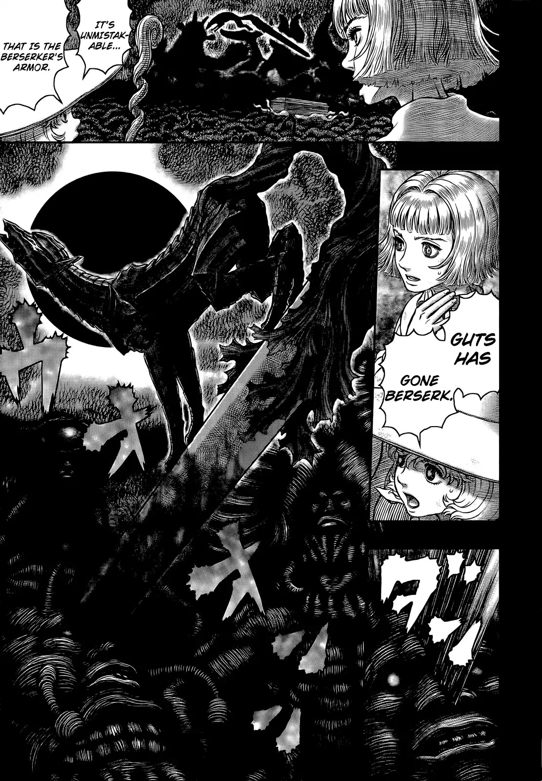 Berserk manga, chapter 353, page 5 of 17