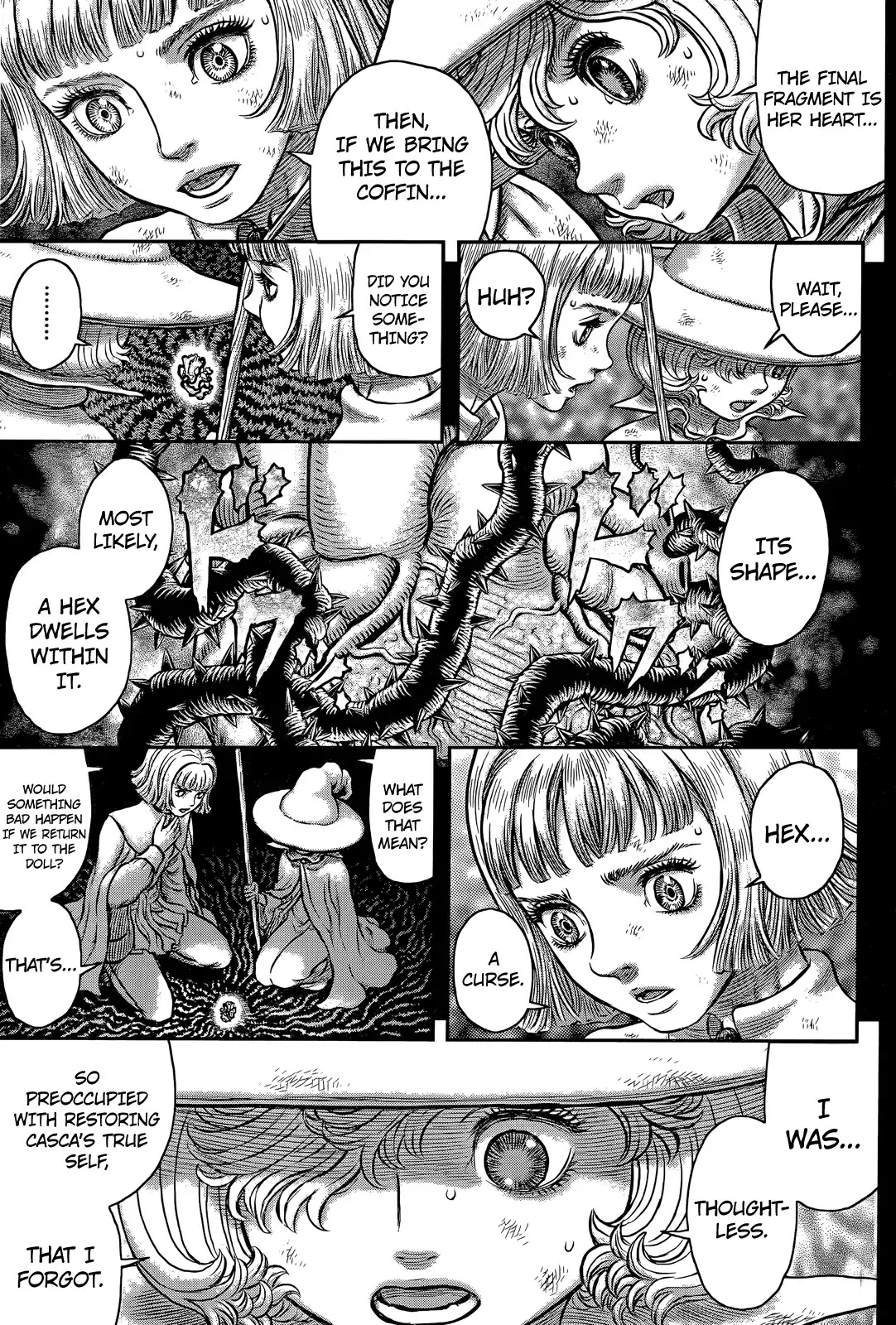 Berserk manga, chapter 354, page 9 of 24