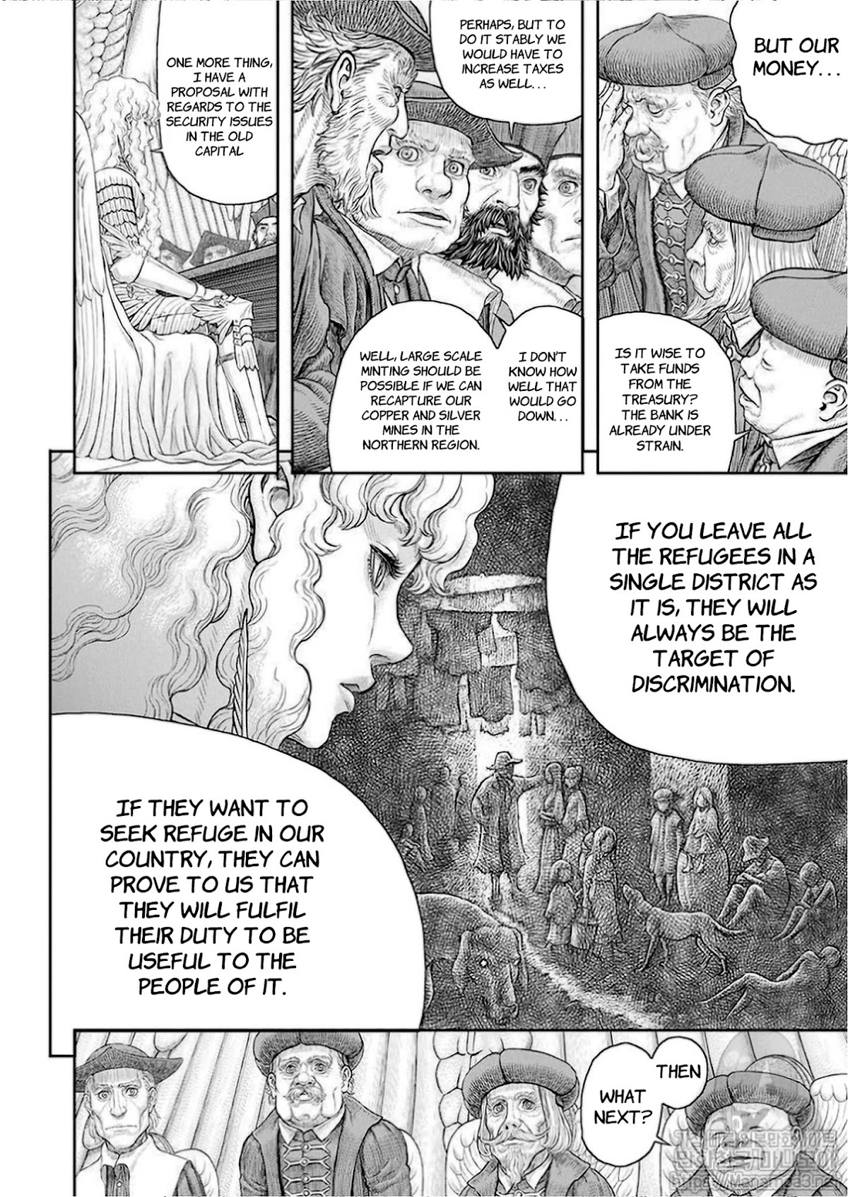 Berserk manga, chapter 358, page 12 of 23