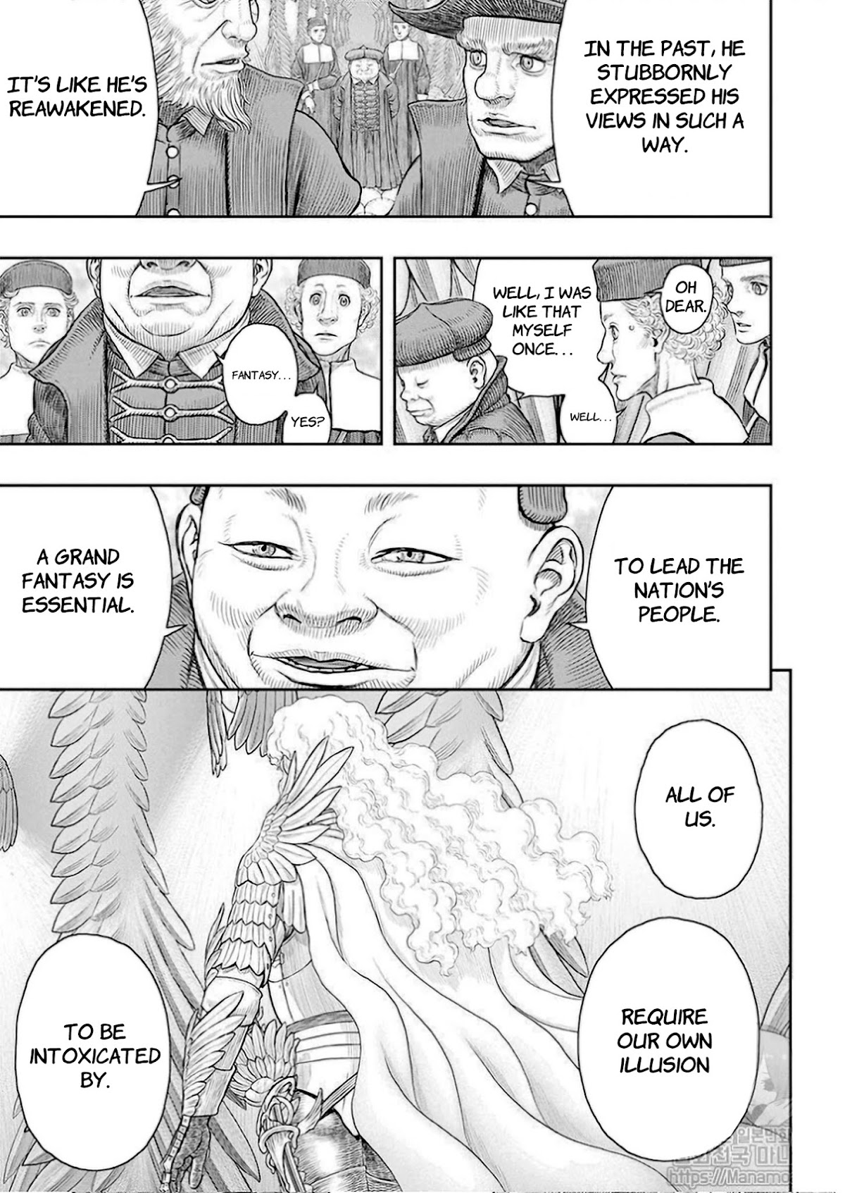 Berserk manga, chapter 358, page 17 of 23