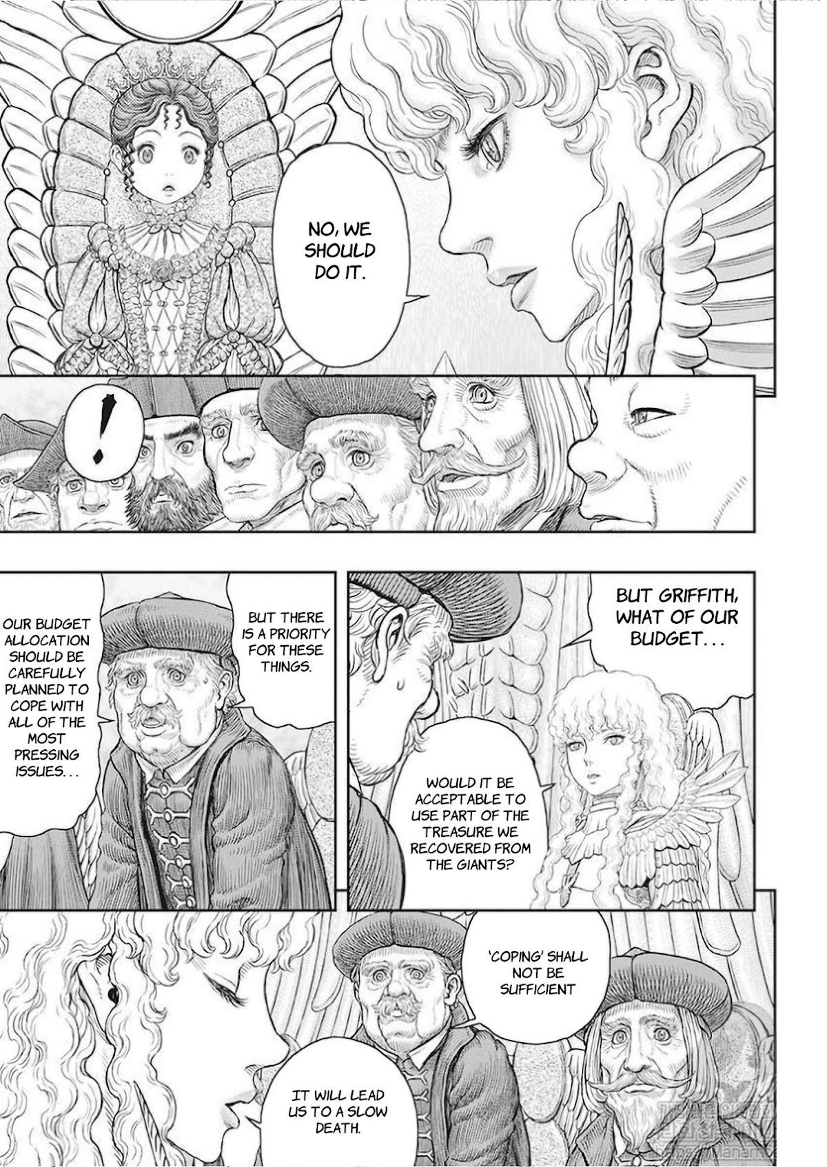 Berserk manga, chapter 358, page 9 of 23