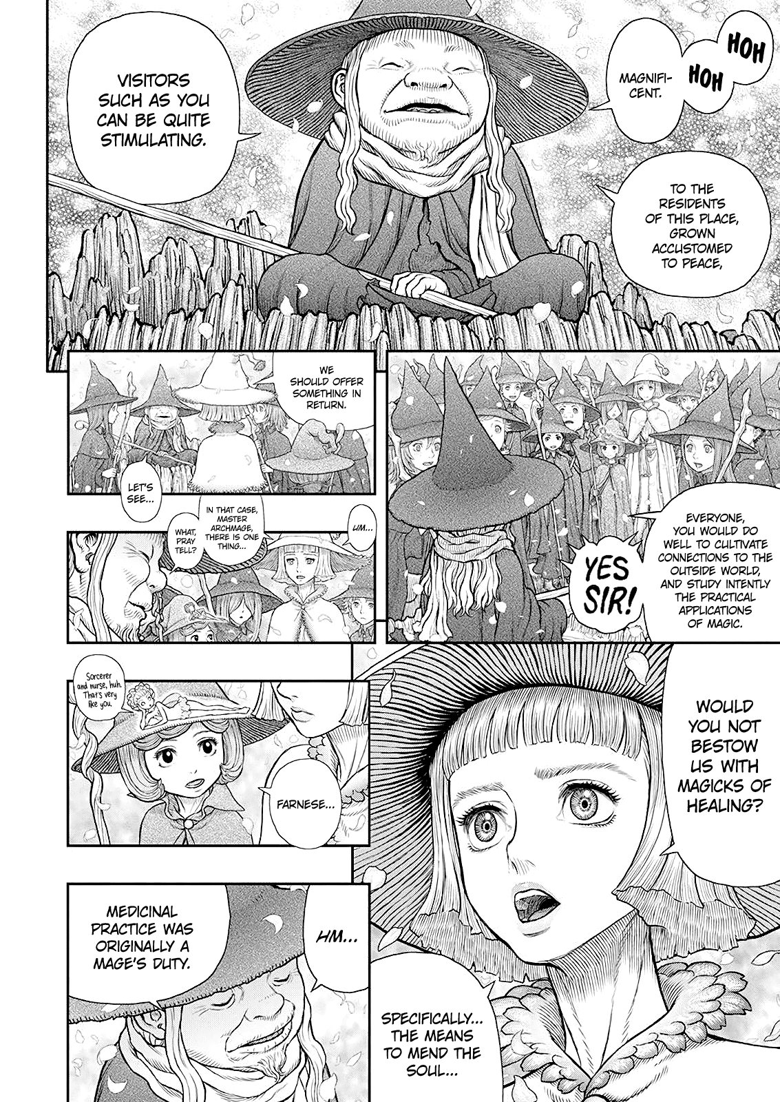 Berserk manga, chapter 360, page 15 of 22