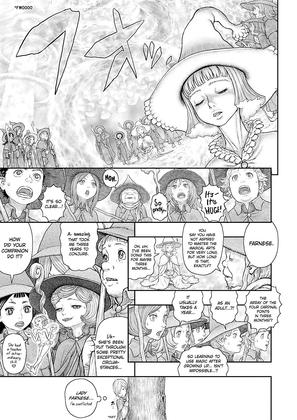 Berserk manga, chapter 360, page 8 of 22