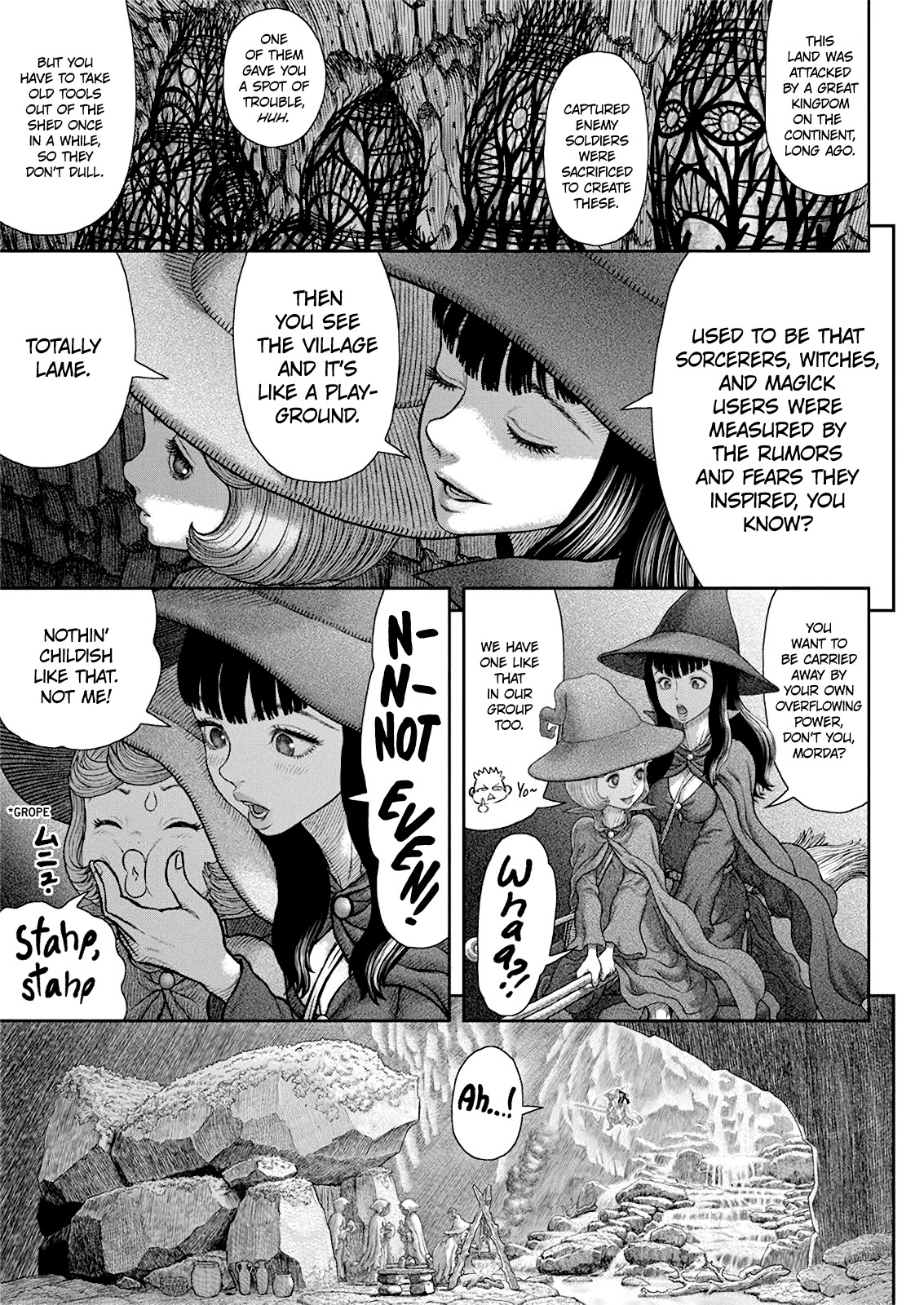 Berserk manga, chapter 361, page 12 of 20