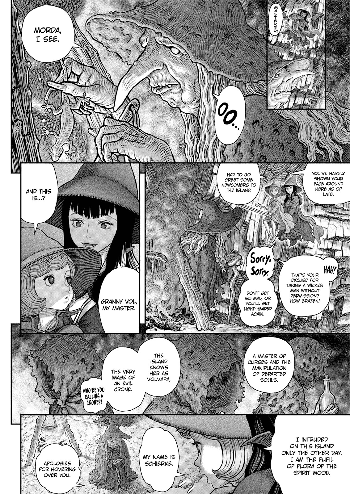 Berserk manga, chapter 361, page 13 of 20