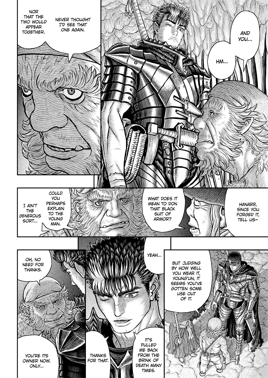 Berserk manga, chapter 361, page 17 of 20