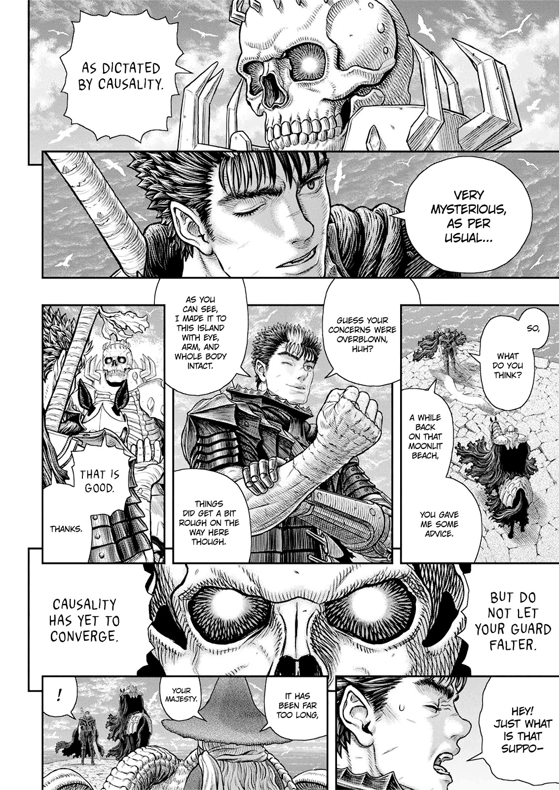 Berserk manga, chapter 361, page 2 of 20