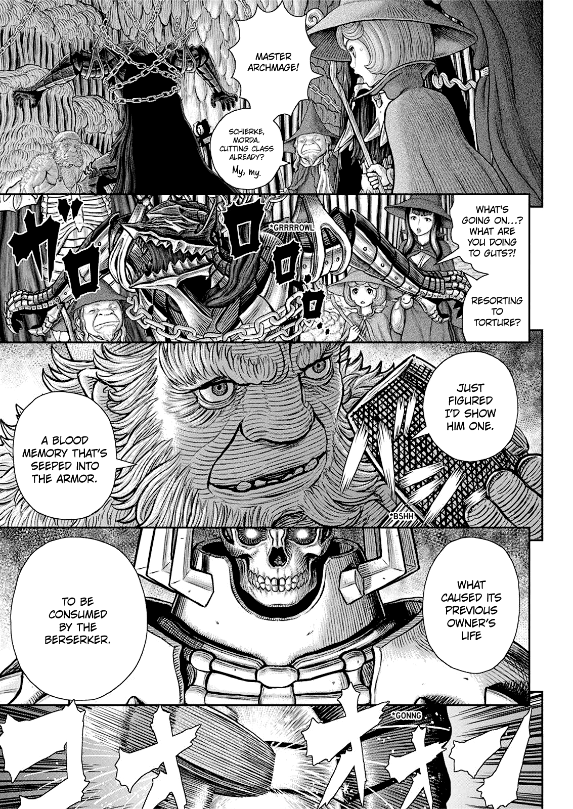 Berserk manga, chapter 362, page 3 of 16