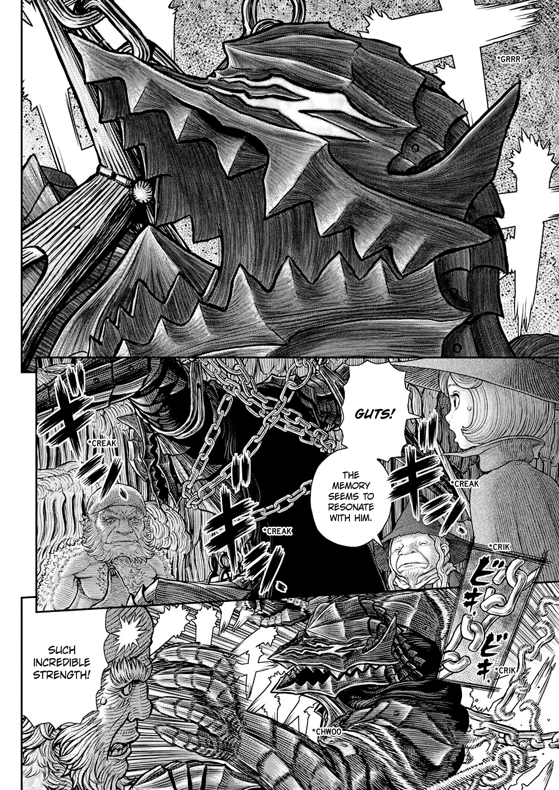 Berserk manga, chapter 362, page 7 of 16