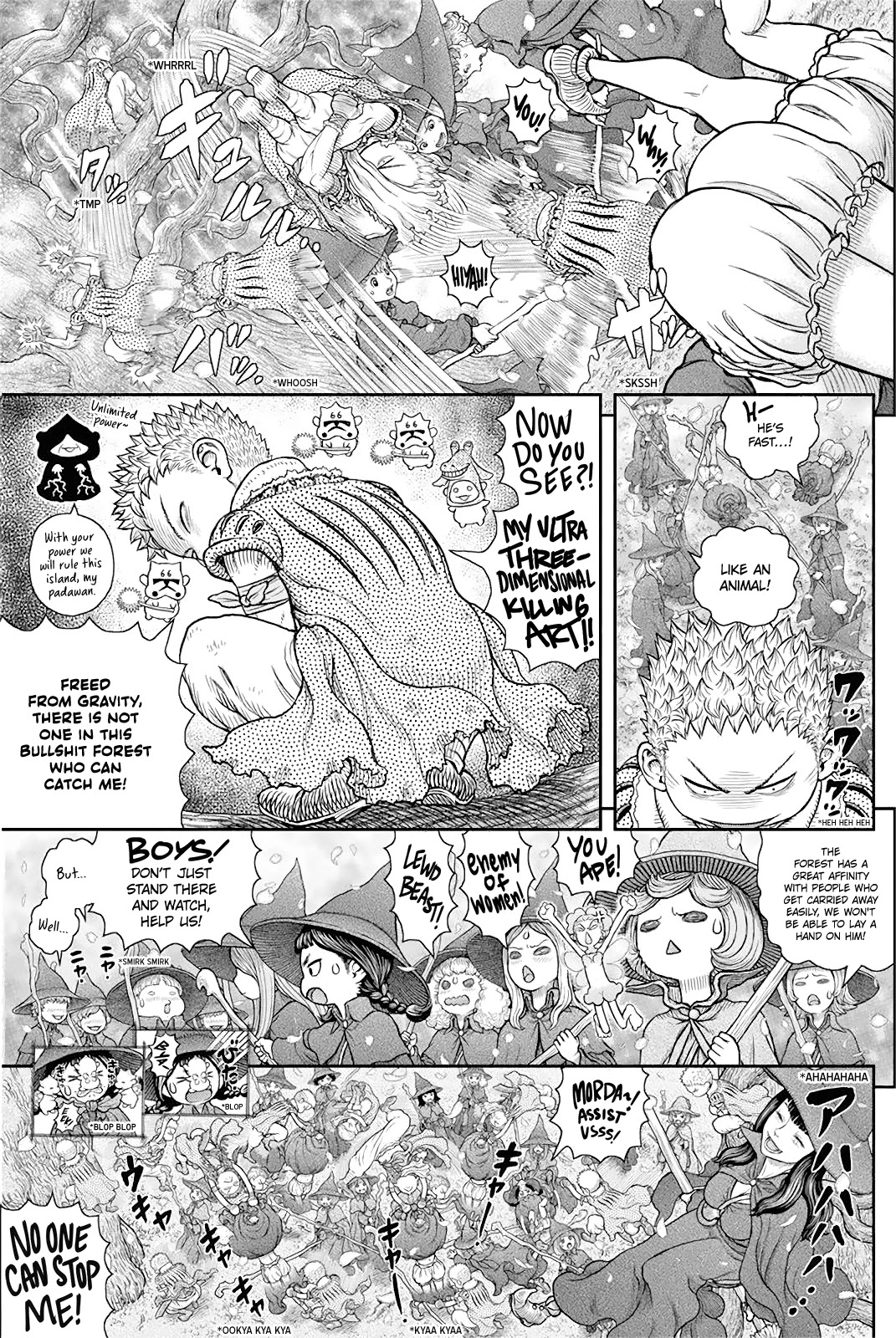 Berserk Chapter 363 page 9 - Chapter 363: Leaping Monkey