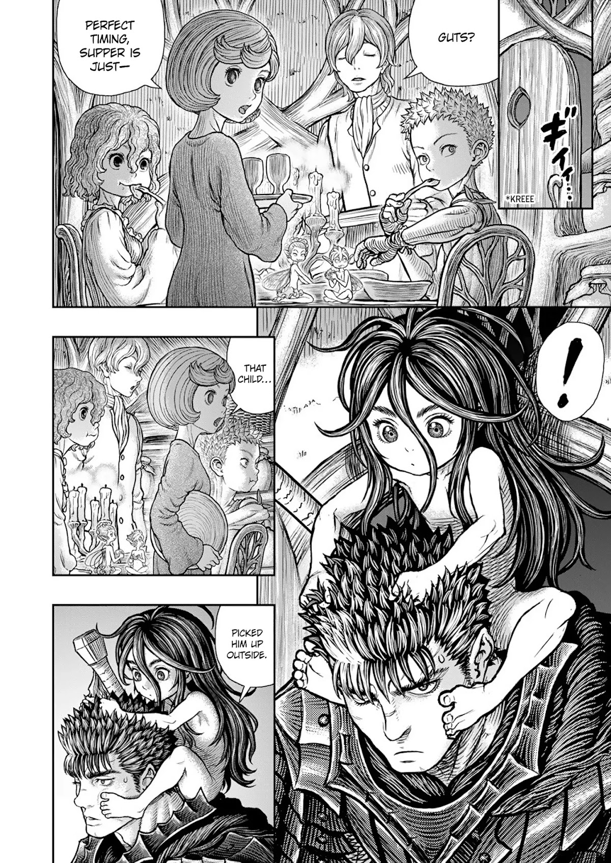Berserk manga, chapter 364, page 4 of 28