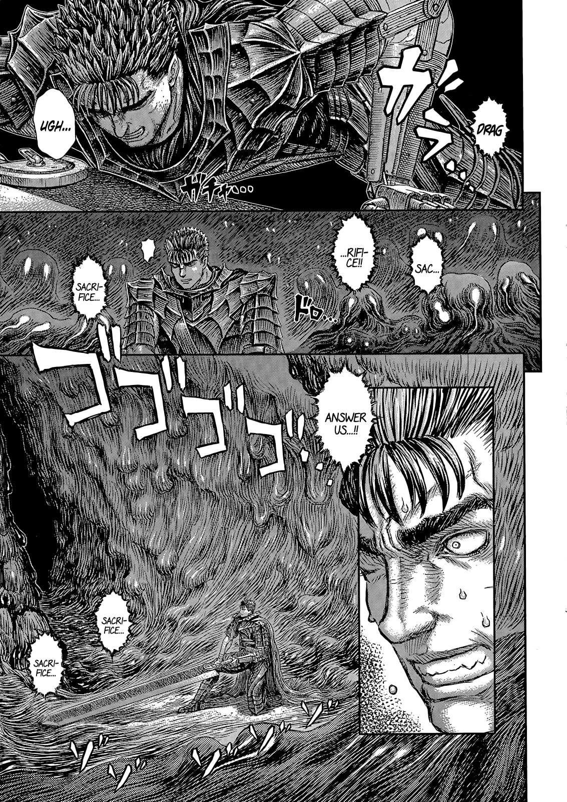 Berserk manga, chapter 368, page 2 of 20