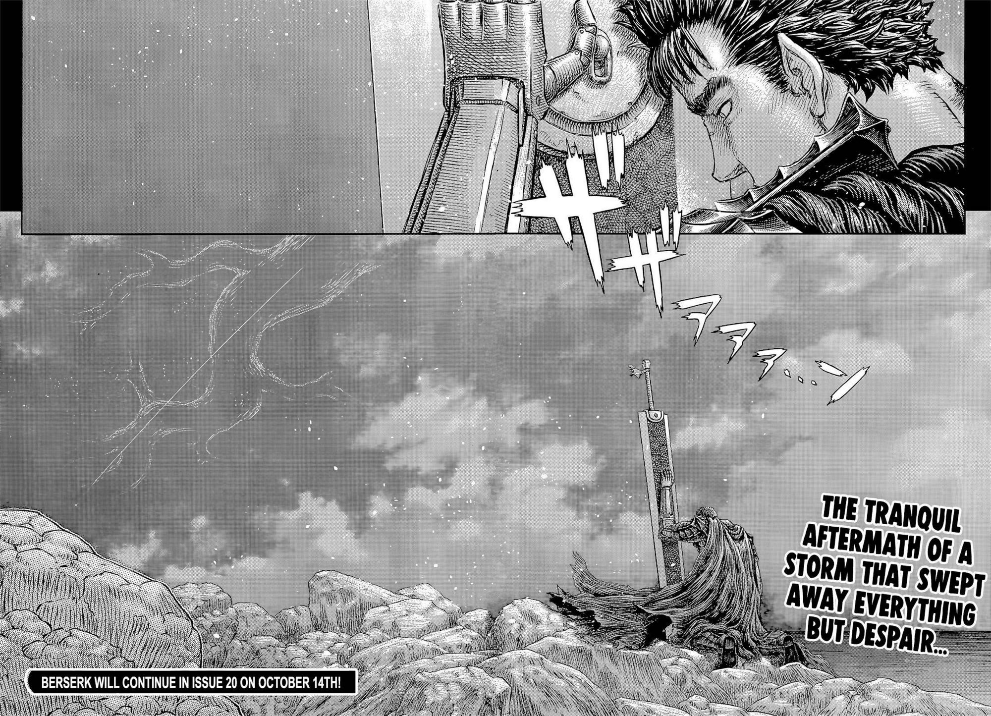 Berserk manga, chapter 369, page 16 of 16