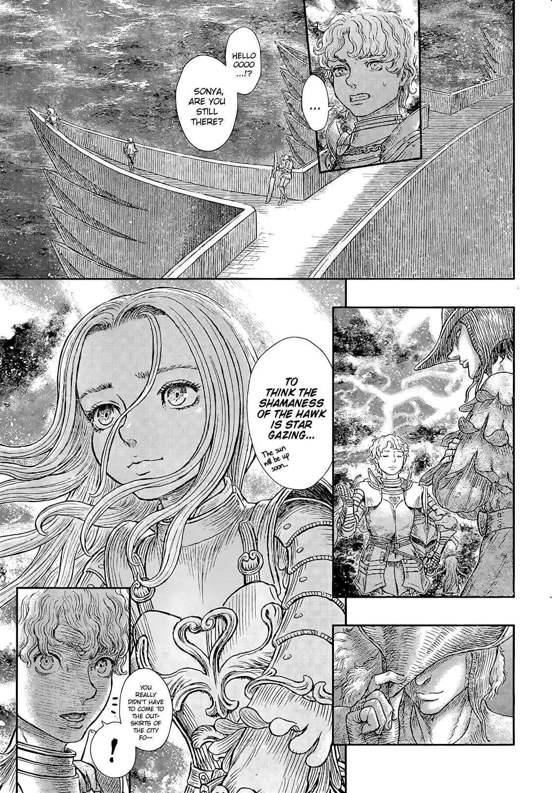 Berserk manga, chapter 371, page 13 of 18