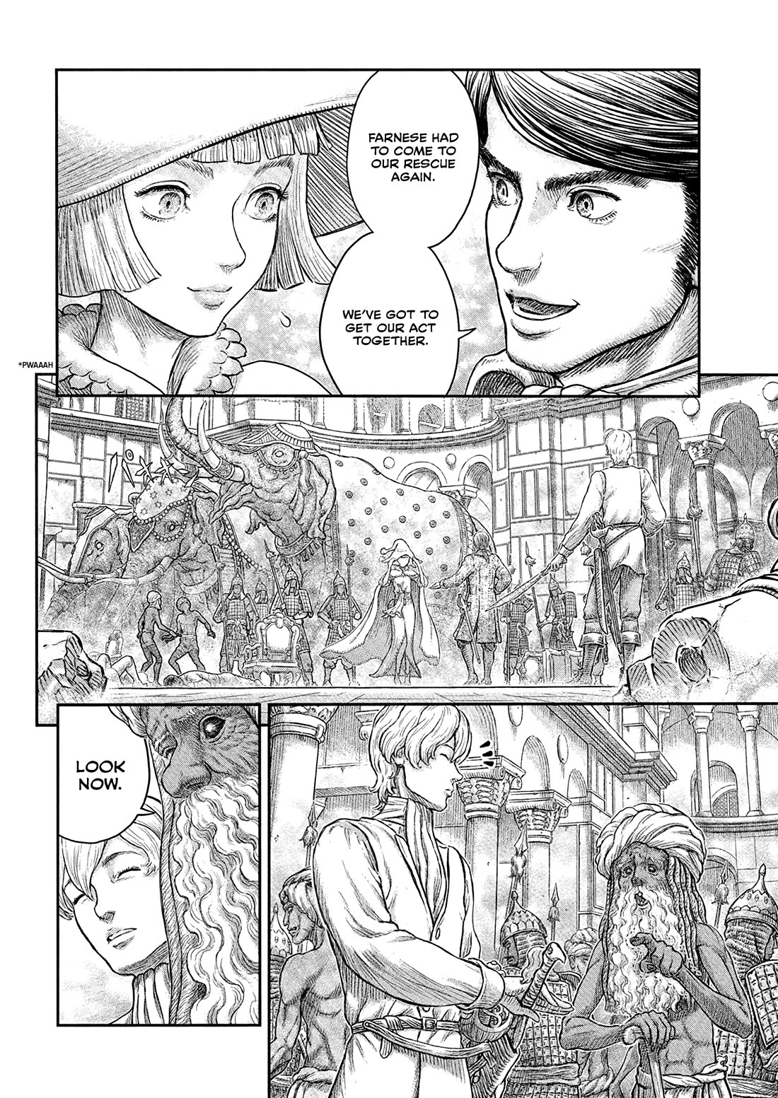 Berserk manga, chapter 380, page 3 of 21