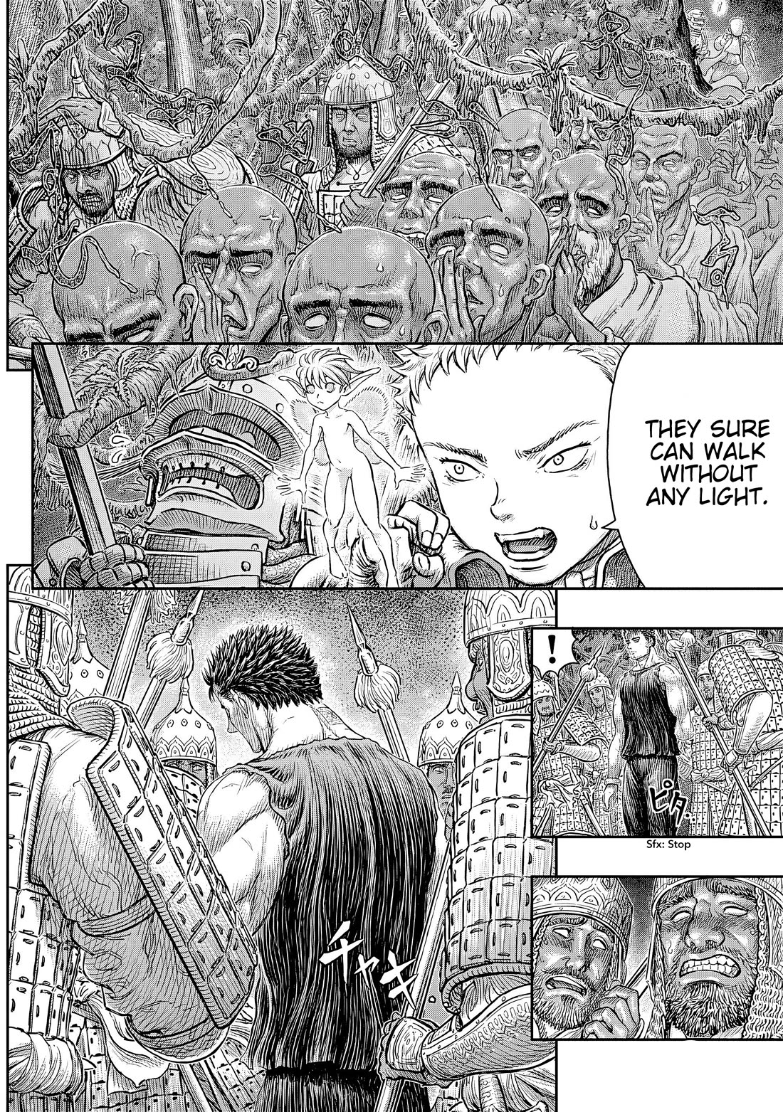 Berserk manga, chapter 382, page 2 of 22