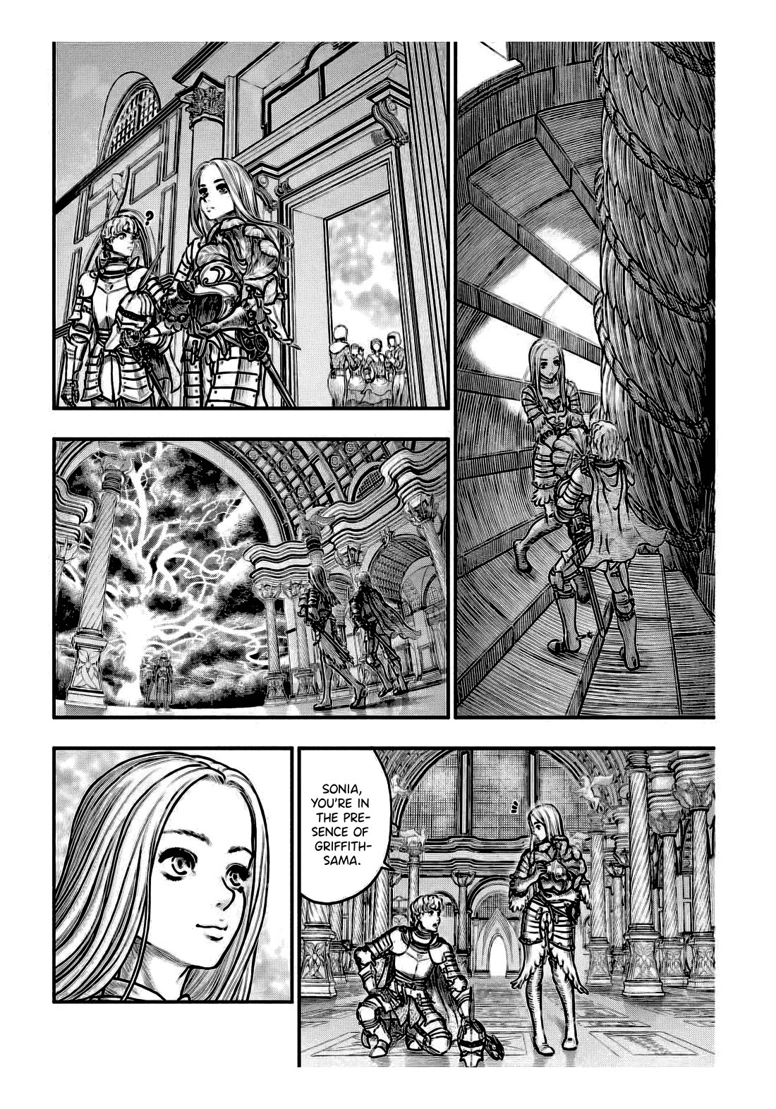 Berserk manga, chapter 386, page 8 of 25