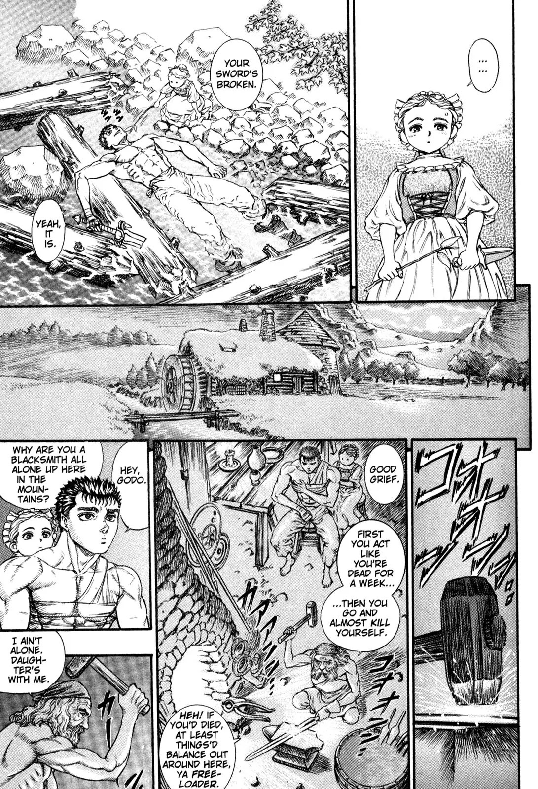 Berserk Chapter 48 page 11 - Chapter 48: Sparks from a Sword Tip