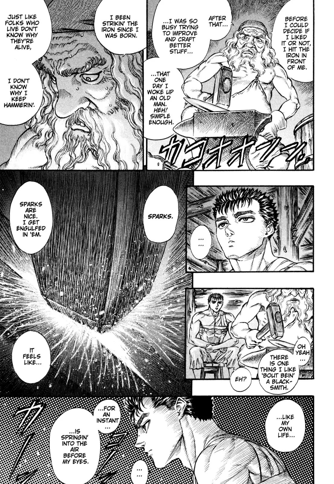 Berserk Chapter 48 page 13 - Chapter 48: Sparks from a Sword Tip