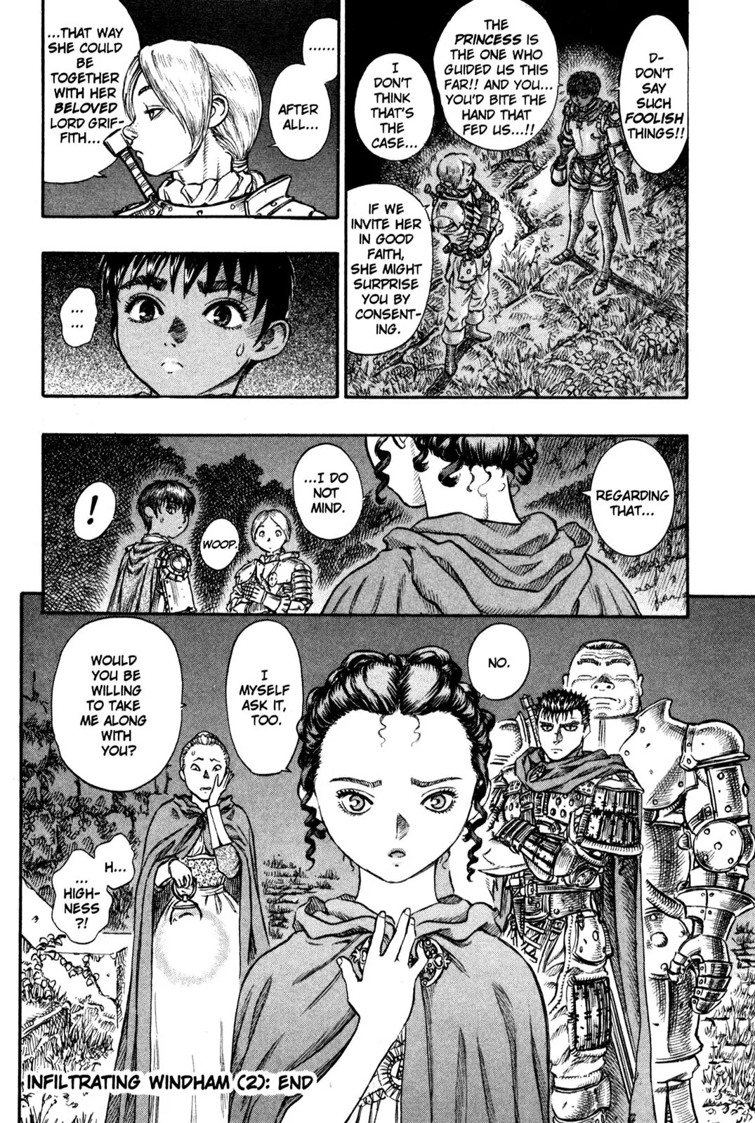 Berserk manga, chapter 50, page 20 of 20