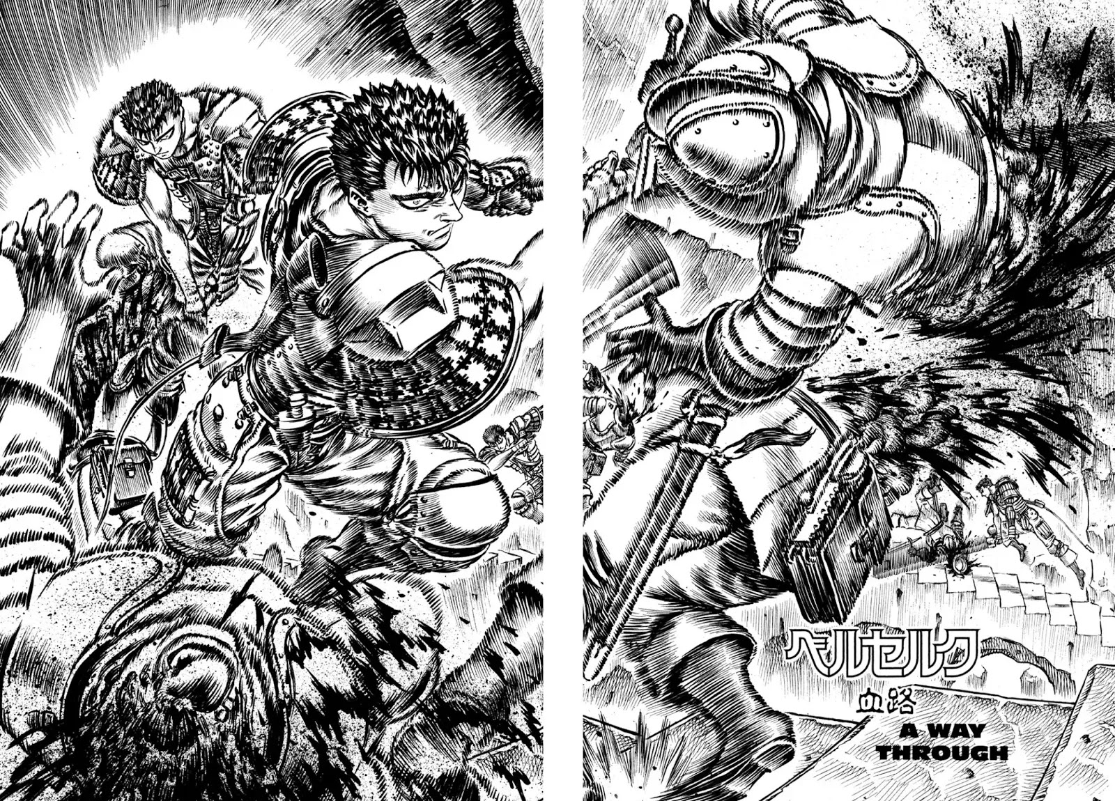 Berserk manga, chapter 55, page 2 of 18
