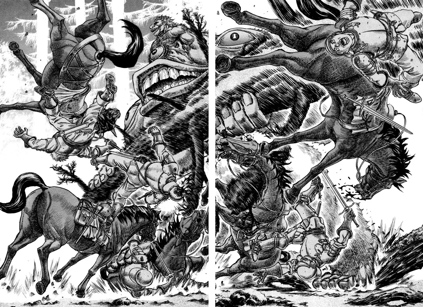 Berserk manga, chapter 64, page 2 of 21