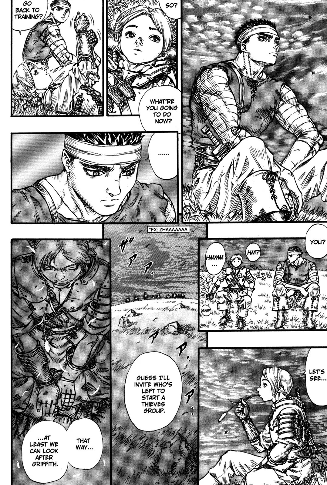 Berserk manga, chapter 71, page 8 of 24