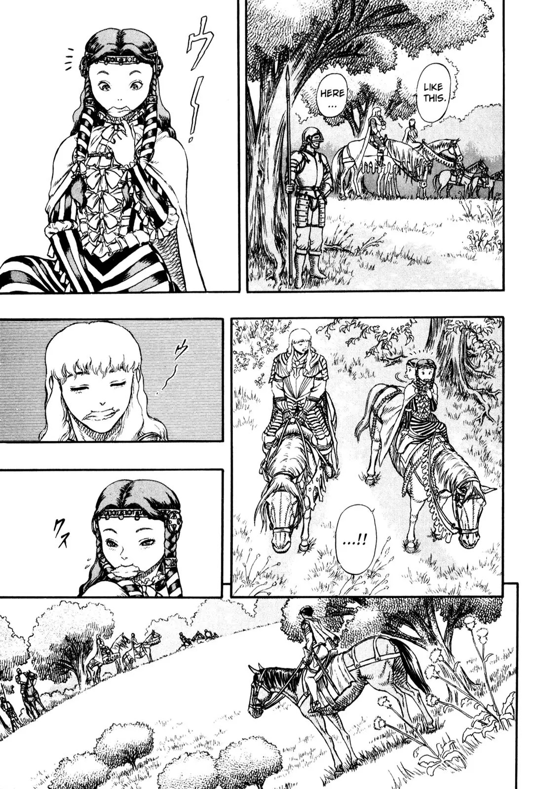 Berserk manga, chapter 8, page 13 of 22