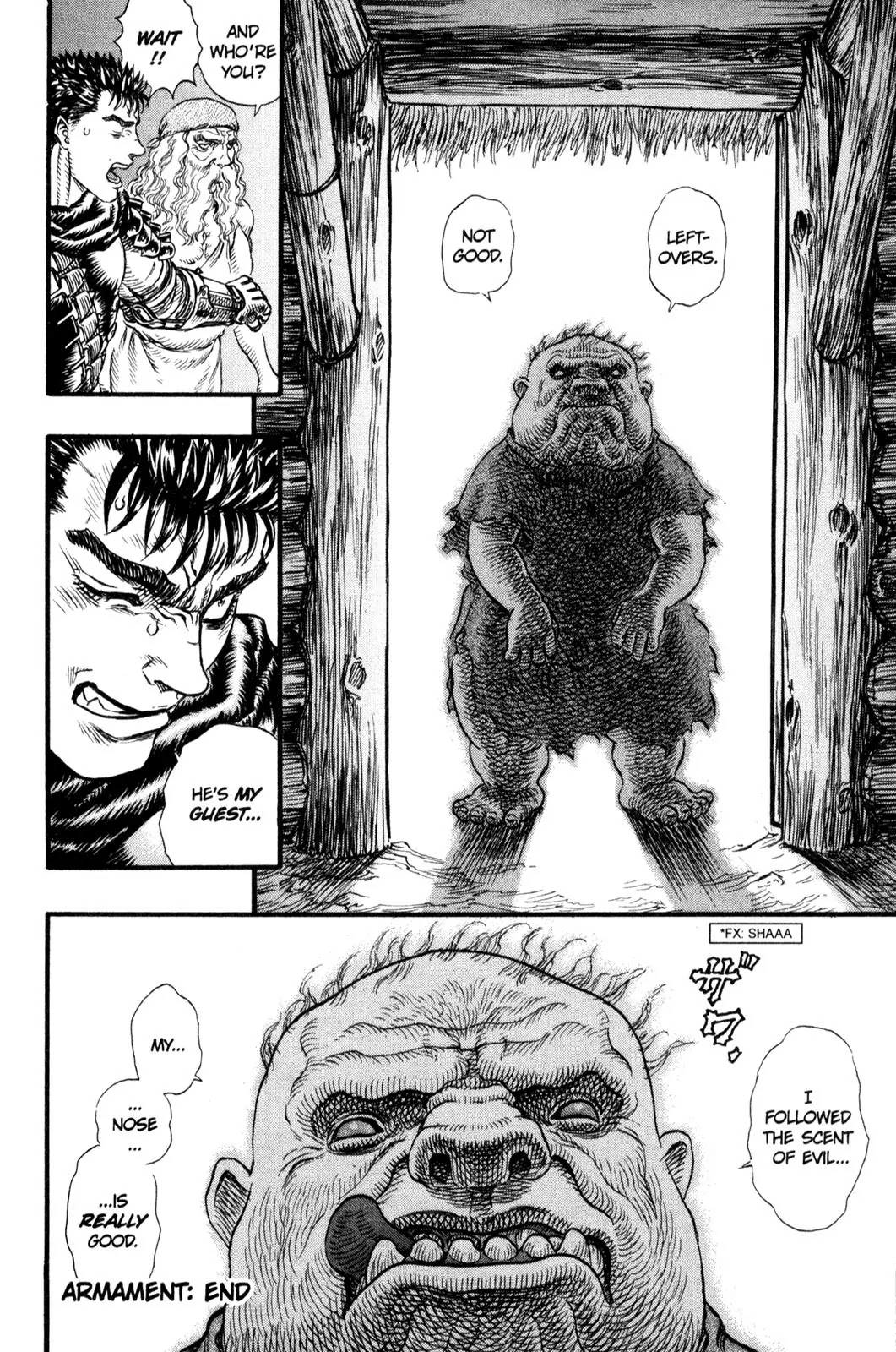 Berserk manga, chapter 93, page 24 of 24