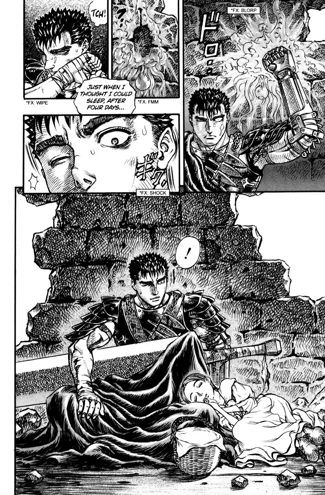 Berserk manga, chapter 98, page 2 of 19