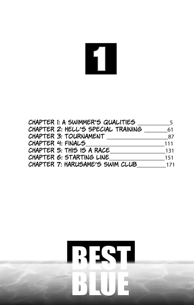 Best Blue Chapter 1 page 3 - Chapter 1: A Swimmer's Qualities