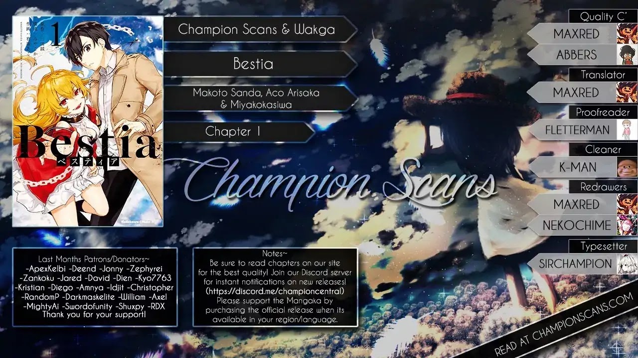 Bestia (Makoto Sanda) Chapter 1 page 4 - Chapter 1: Boy Meets Beast.