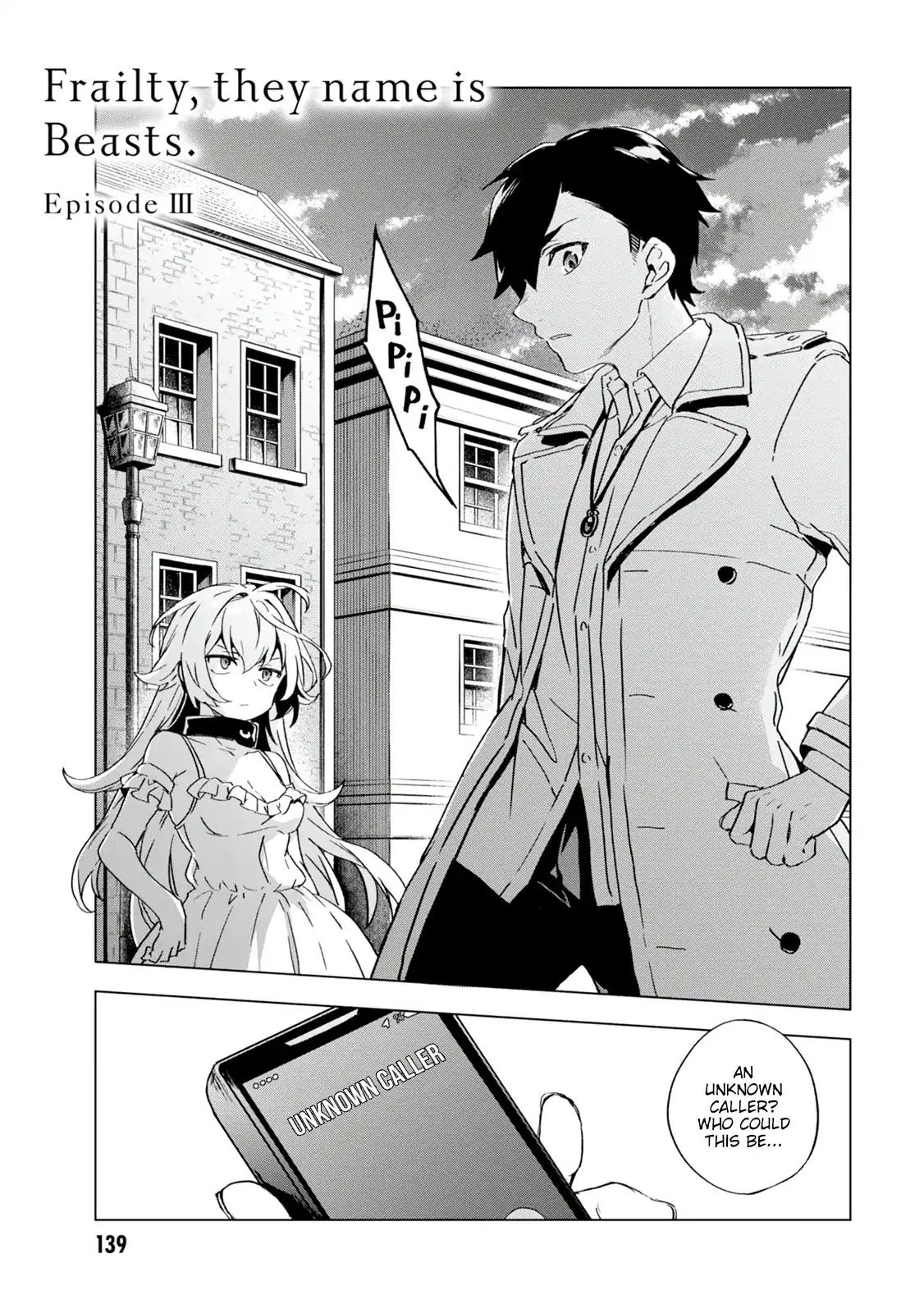 Bestia (Makoto Sanda) Chapter 3 page 1 - Chapter 3: Frailty, they name is Beasts.
