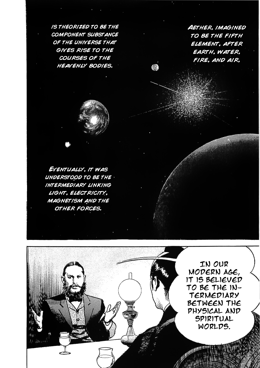 Bestia Chapter 20 page 43 - Chapter 20: "The Origins of Beasts" and "In Search of the Supernatural"