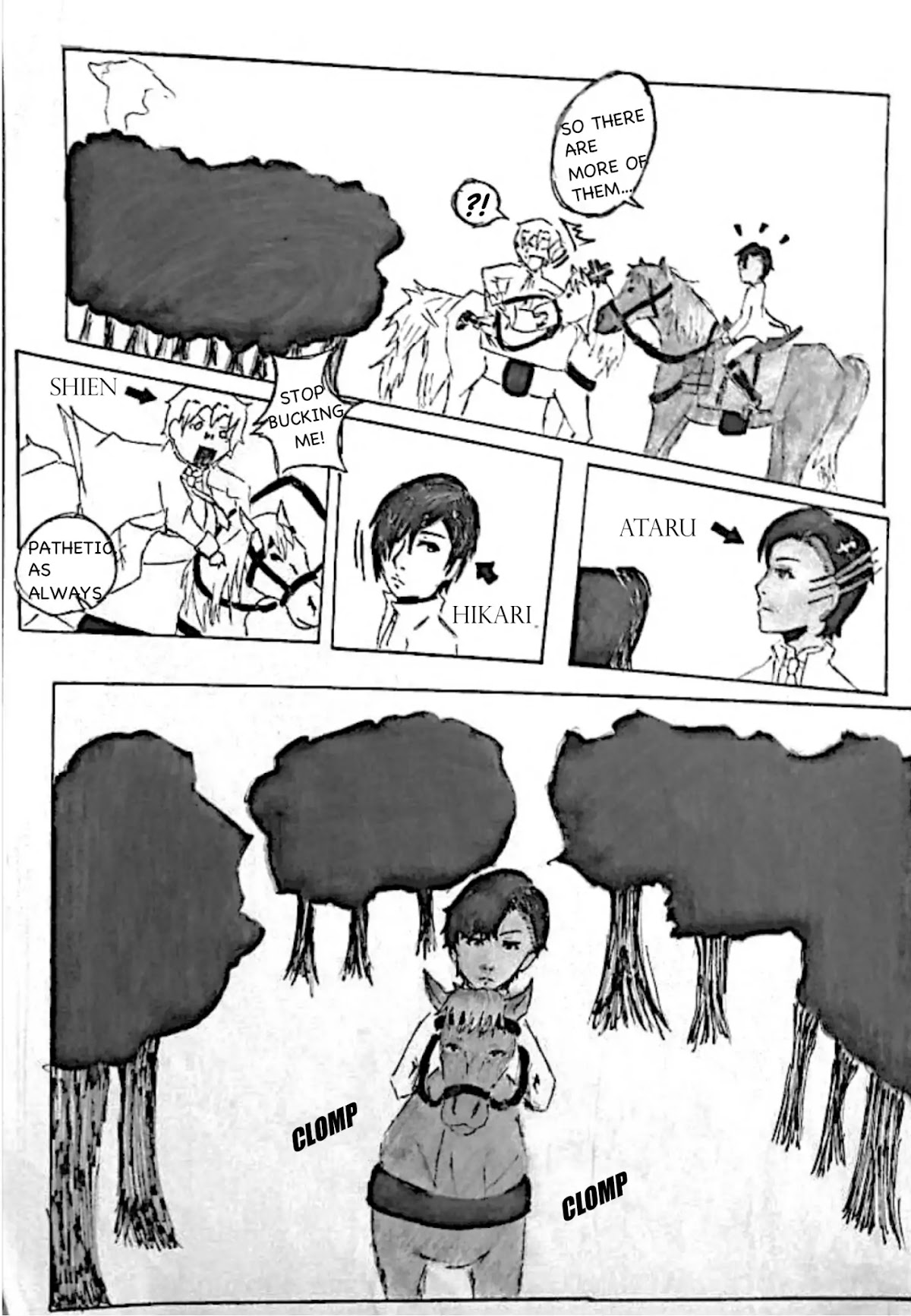 Betsu no Sekai Chapter 1 page 4 - Chapter 1: In the Forest