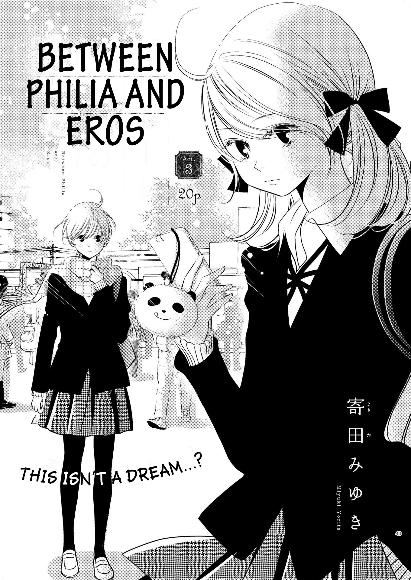 Between Philia and Eros Chapter 3 page 1 - Chapter 3