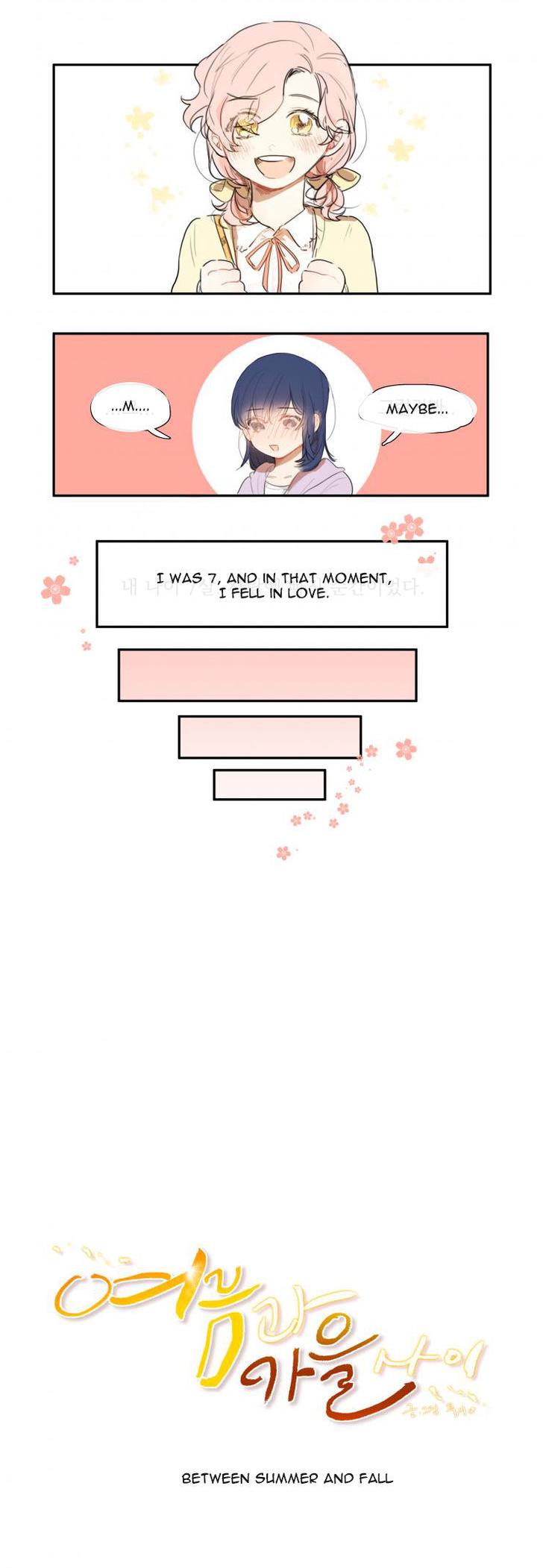 Between Summer and Fall Chapter 1 page 3 - Chapter 1