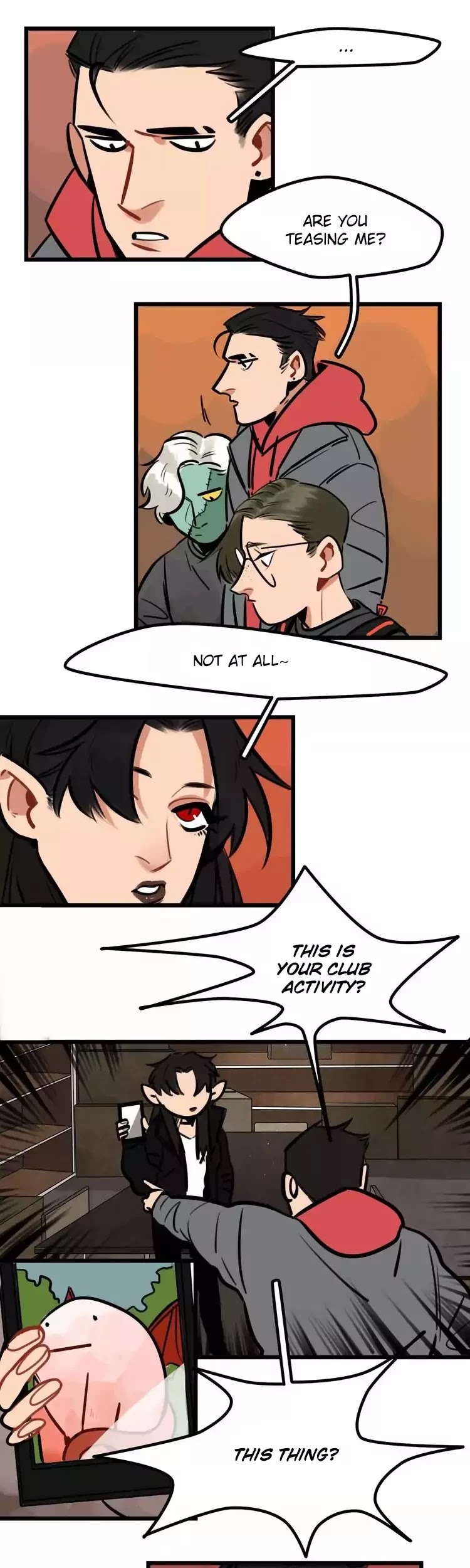 Beware of Demons Chapter 7 page 1 - Chapter 7: Club Activities