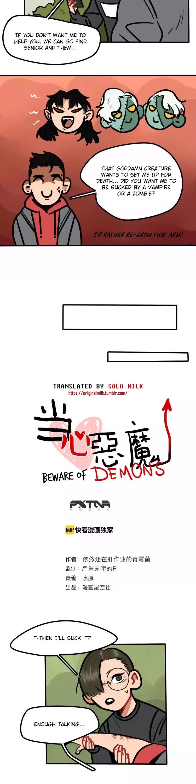 Beware of Demons Chapter 8 page 5 - Chapter 8: Danger In The Wilderness
